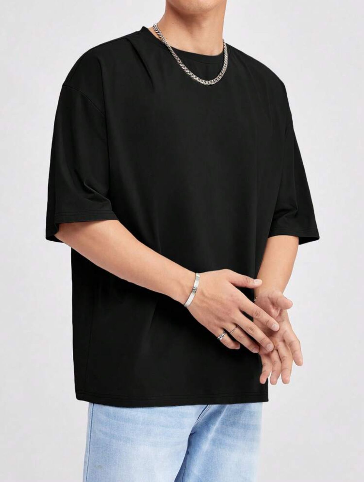 CUSTOM OVERSIZED T-SHIRT WITH LARGE TEXT
