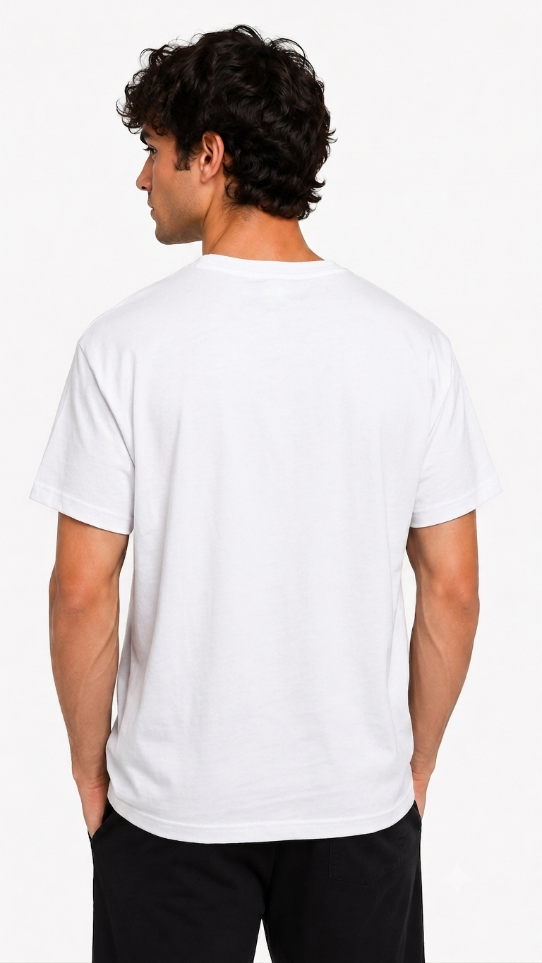 White Oversized Plain T-shirt