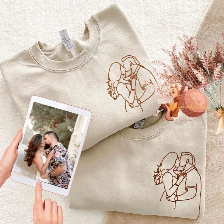 Upload Your Couple Photo T-shirt