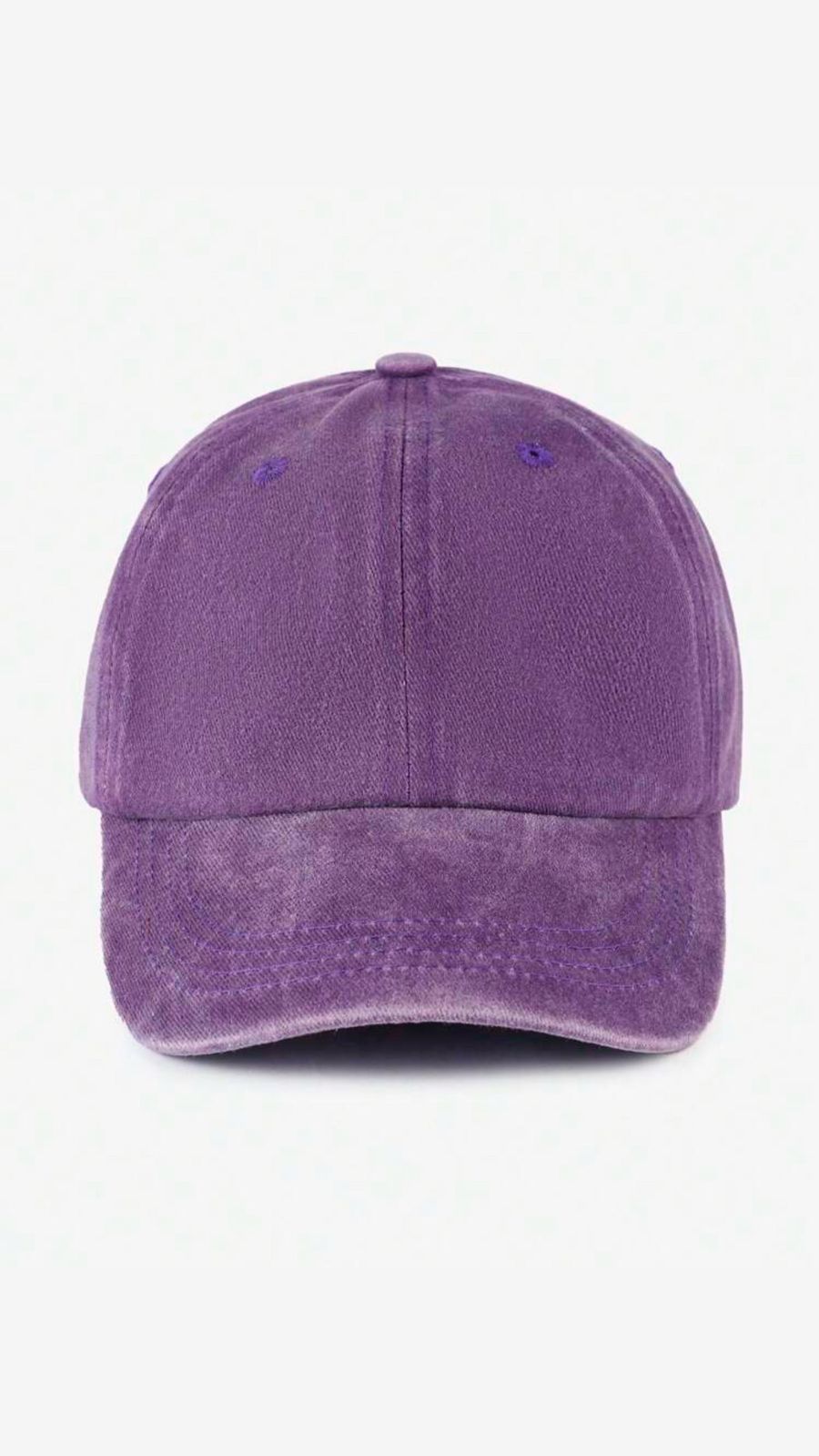 Purple Plain Cap